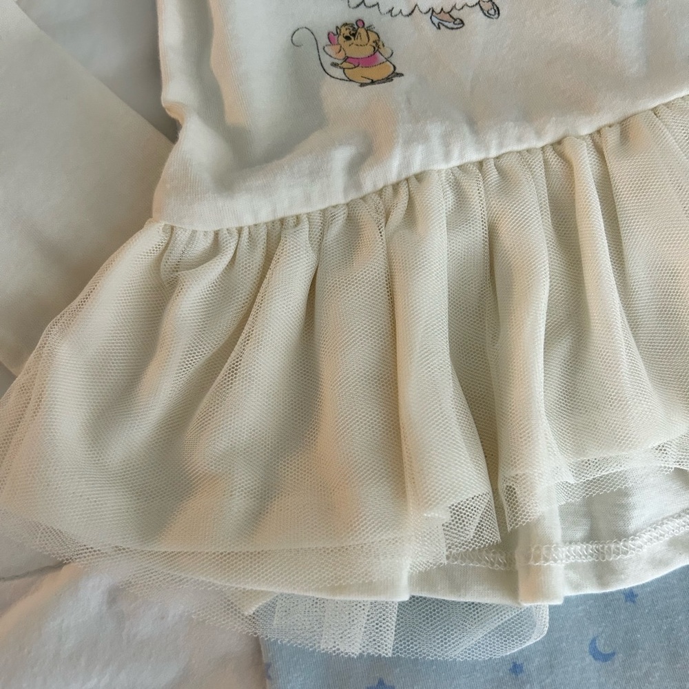 Disney Princess Two Pc. Long-Sleeve Pants Set for Size 5 Girls. - Picture 9 of 14